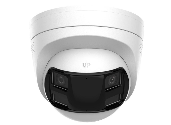 Hikvision HiLook MP Dual-Lens ColorVu Outdoor IP PoE Dome Camera 2mm White | IPC-T280HAD-LUF-SL-2MM Dome IP Cameras HiLook