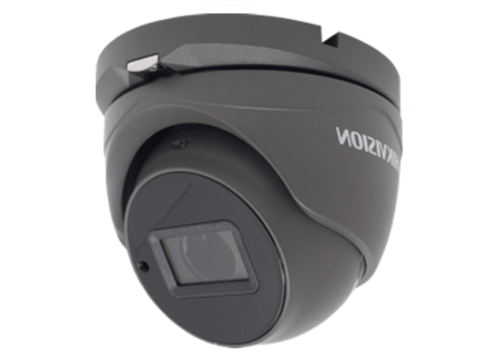 Hikvision 5MP PoC Fixed Turret Camera with Motorized Varifocal Lens 2.7–13.5mm Grey | DS-2CE79H0T-IT3ZE-2.7mm-13.5mm-GREY