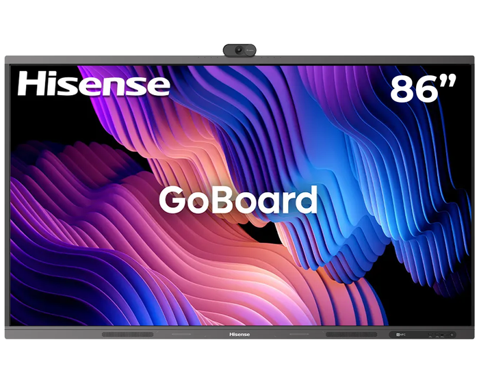 Hisense 86MR6DE 86” GoBoard Live Advanced Interactive Display with 4K Camera Interactive Touchscreen Display Hisense