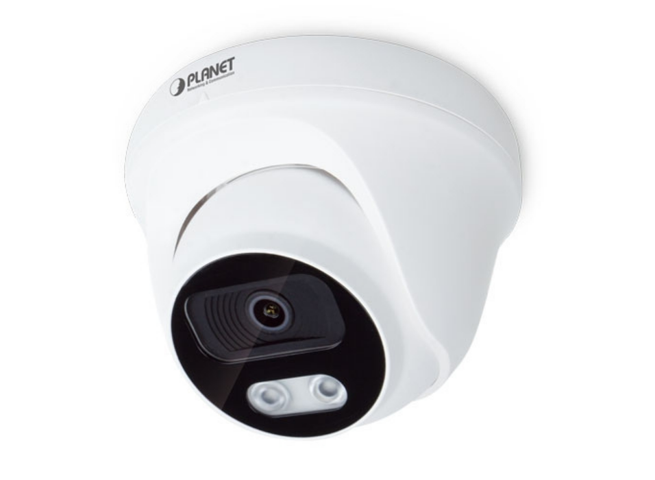 Planet H.265+ 4MP Full Color Dome IP Camera | ICA-4480F Planet Security Cameras Planet