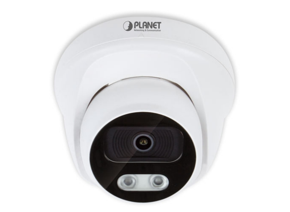 Planet H.265+ 4MP Full Color Dome IP Camera | ICA-4480F Planet Security Cameras Planet