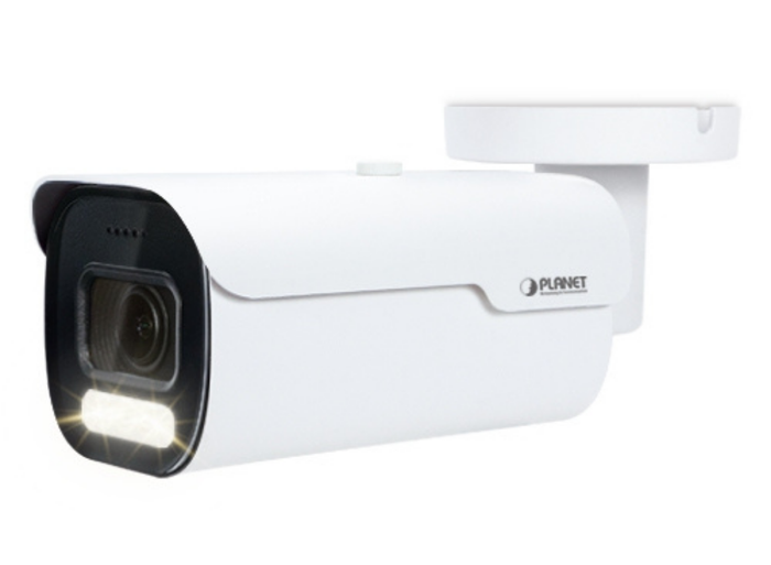 Planet H.265+ 5 MP Full Color Smart IR Bullet IP Camera with Remote Focus and Zoom | ICA-M3580P Security Camera Planet