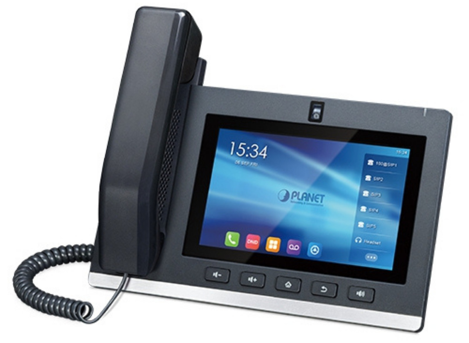 Planet 7” Smart Media Android SIP Conference Phone with Full HD Camera and Touch Screen | ICF-2000 Audio Conferencing System Planet