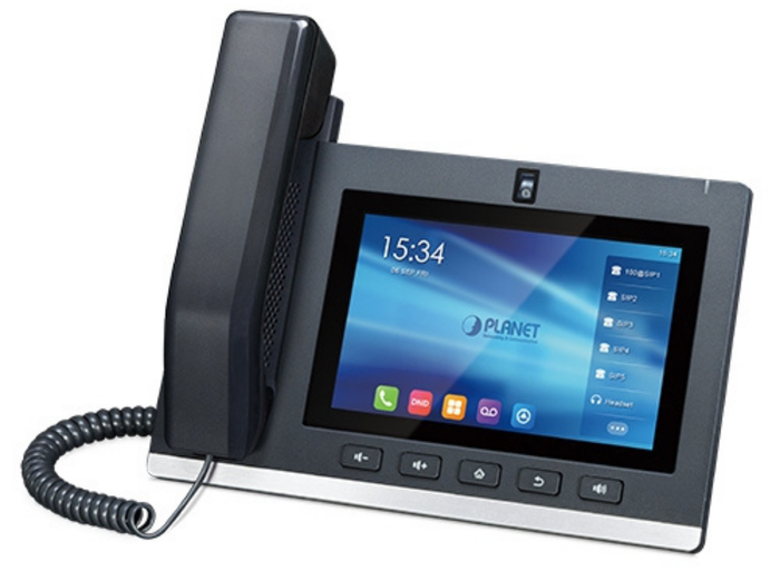 Planet 7” Smart Media Android SIP Conference Phone with Full HD Camera and Touch Screen | ICF-2000 Audio Conferencing System Planet