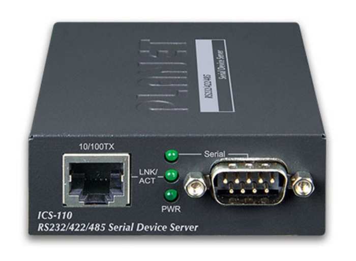 Planet RS232/RS422/RS485 Serial Device Server | ICS-110 Gateway Planet
