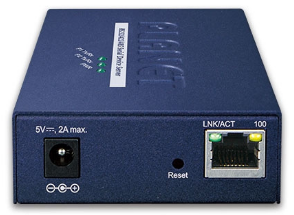Planet 2-Port RS232/RS422/RS485 Serial Device Server Gateway Planet