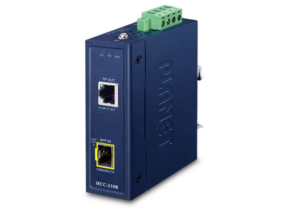 Planet Industrial EtherCAT Media Converter | IECC-210R Planet Network Media Converters Planet
