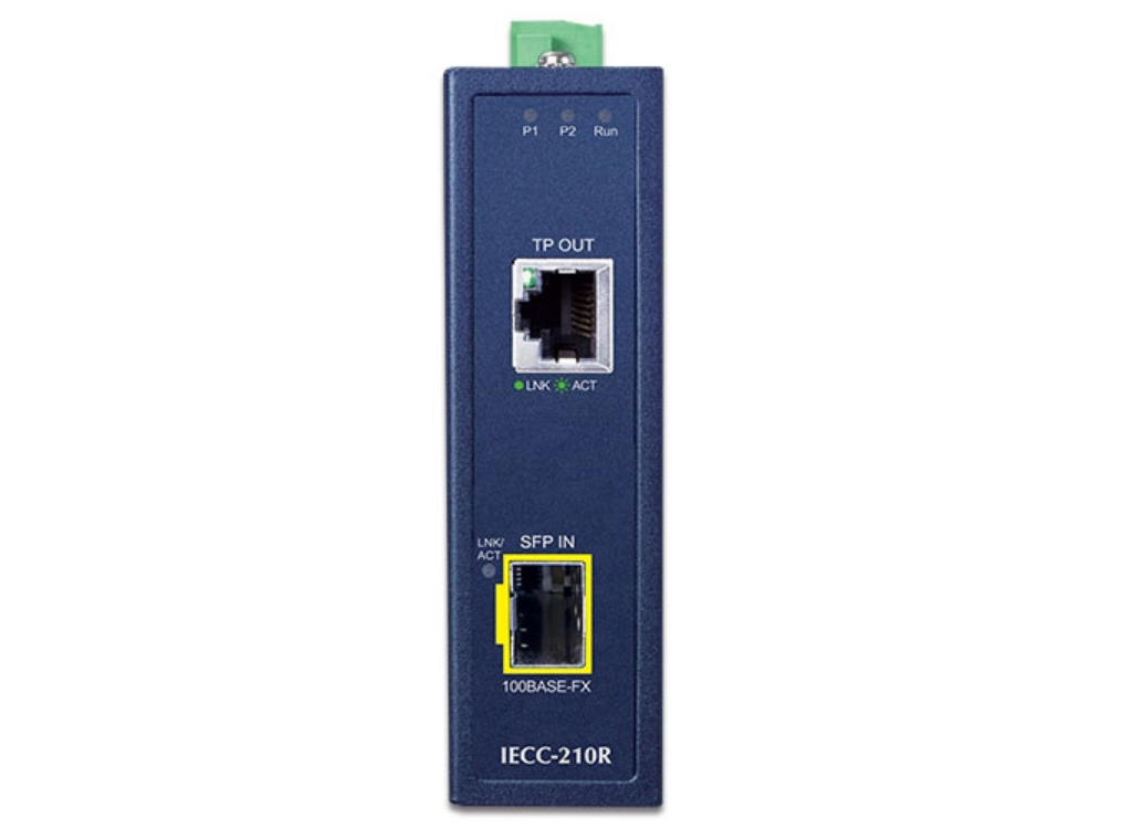 Planet Industrial EtherCAT Media Converter | IECC-210R Adapter / Converter Planet