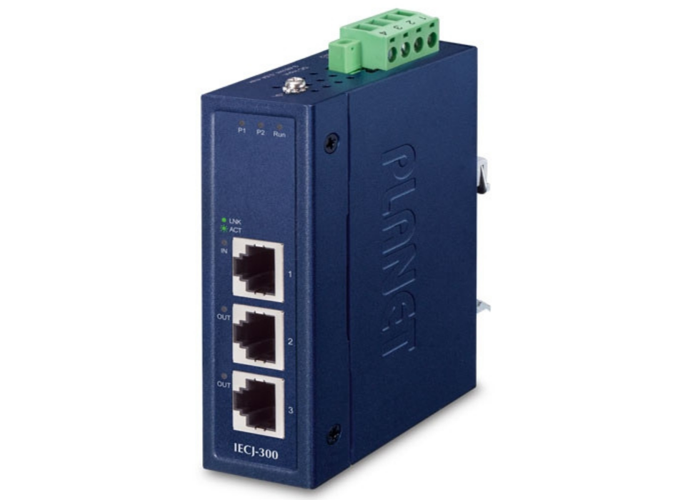 Planet Industrial 3-Port EtherCAT Junction Slave | IECJ-300 Planet Network Media Converters Planet