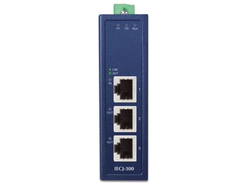 Planet Industrial 3-Port EtherCAT Junction Slave | IECJ-300 Planet Network Media Converters Planet