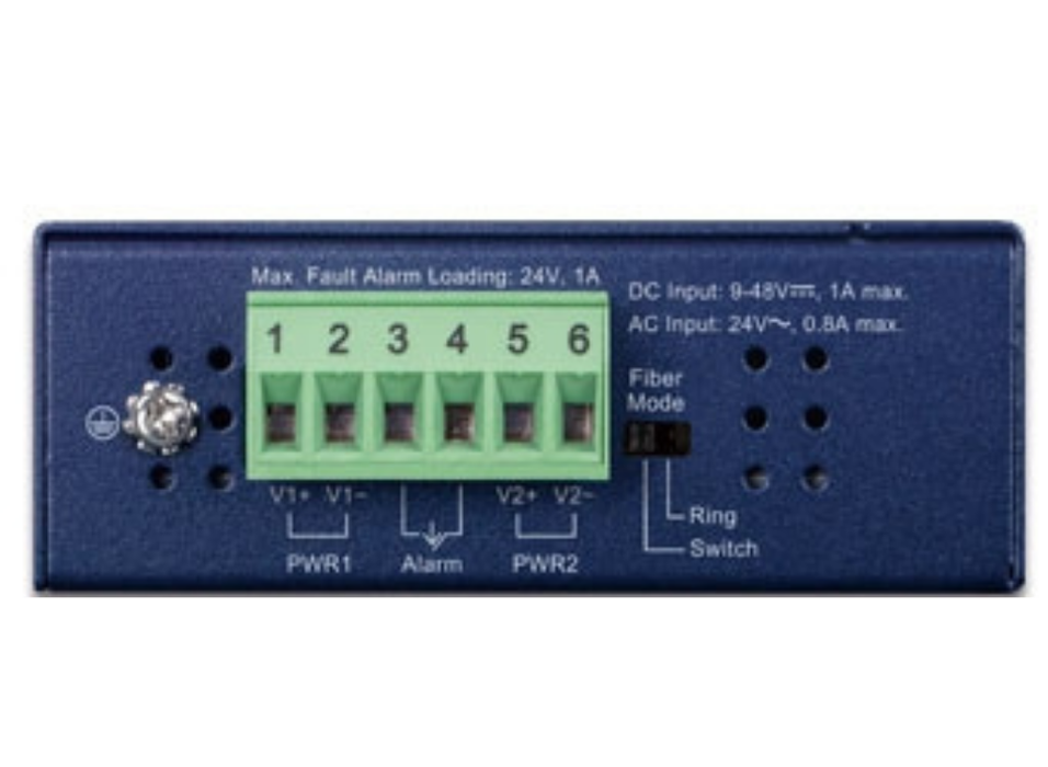 Planet Industrial 4-Port 10/100TX + 2-Port 1000X SFP Ring Ethernet Switch | IFGS-620TF Planet Network Switches Planet