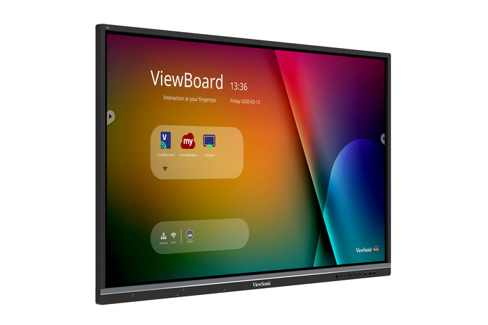 ViewSonic IFP6550-5 4K ViewBoard 65” Interactive Display for Classroom Interactive Touchscreen Display ViewSonic