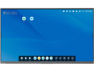 V7 65” 4K Ultra HD Interactive Touchscreen With Android 9 Display | IFP6502-V7 V7 Interactive Flat Panel V7