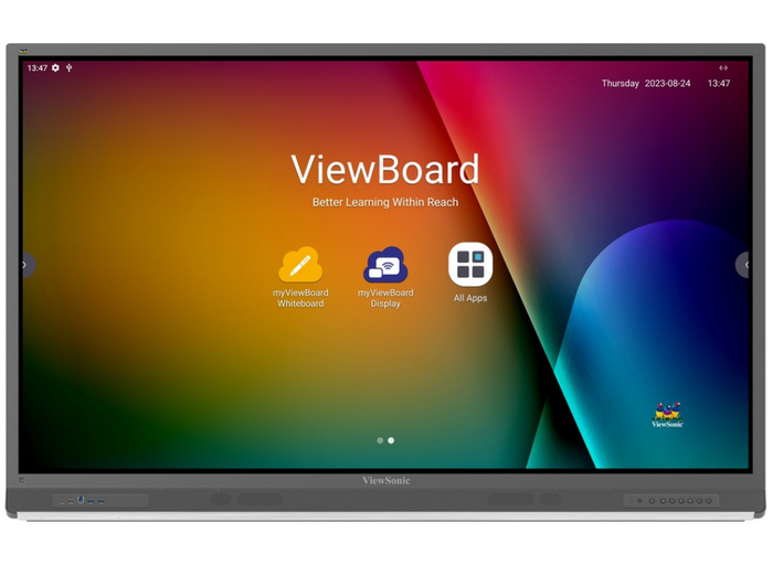 ViewSonic ViewBoard IFP6552-2F 65" Enterprise Device Licensing Agreement (EDLA) Certified 4K Interactive Display Interactive Touchscreen Display ViewSonic