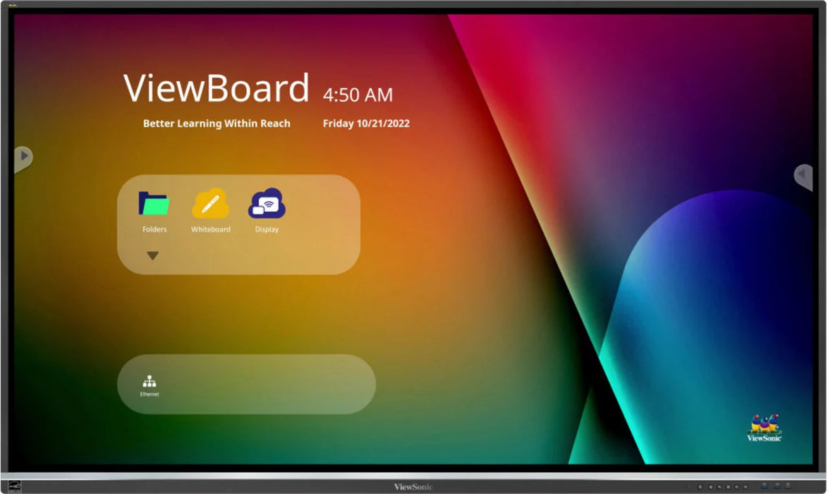 ViewSonic 75” 4K Interactive Touchscreen Whiteboard | IFP7550-5F