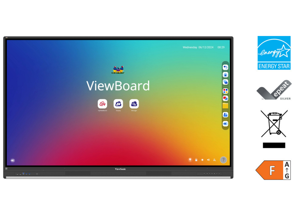 ViewSonic ViewBoard IFP7553 75" 4K Ultra HD Interactive Display Interactive Touchscreen Display ViewSonic