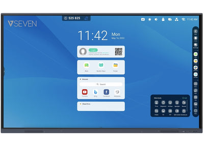 V7 86” 4K Ultra HD Education Interactive Touchscreen With Android 11 - IFP8601-V7HM V7 Interactive Flat Panel V7