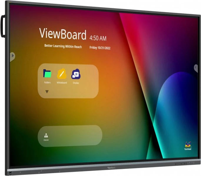 ViewSonic IFP8650-5F ViewBoard 86" 4K Interactive Display Interactive Touchscreen Display ViewSonic