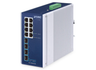 Planet Industrial 8-Port 10/100/1000T + 4-Port 10G SFP+ Ethernet Switch