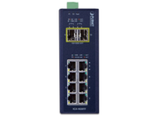 Planet Industrial 8-Port 100/1000T + 2 1000X SFP Ethernet Switch | IGS-1020TF Network Switch Planet