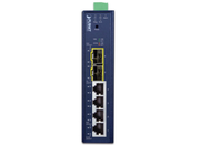 Planet Industrial L2/L4 4-Port 10/100/1000T + 2-Port 100/1000X SFP Managed Switch | IGS-4215-4T2S Network Switch Planet