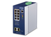 Planet Industrial 4-Port 10/100/1000T 802.3bt PoE + 4-Port 10/100/1000T + 2-Port 100/1000X SFP Managed Switch Planet Network Switches Planet