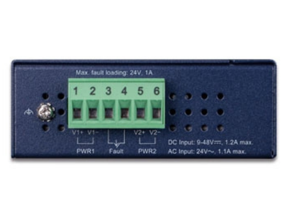 Planet 5-Port 10/100/1000T Industrial Gigabit Ethernet Switch with Wide Operating Temperature | IGS-501T Planet Network Switches Planet