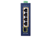 Planet Compact Industrial 4-Port 10/100/1000T 802.3at PoE + 1-Port 100/1000X SFP Ethernet Switch Planet Network Switches Planet