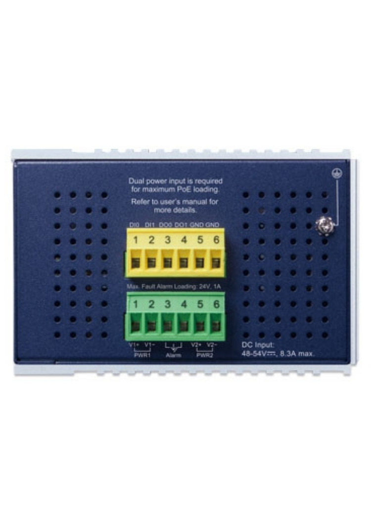 Planet IGS-5225-4UP1T2S Industrial Managed Switch 4xPoE++ 95W 1xRJ45 2xSFP Network Switch Planet