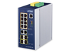 Planet Industrial 8-Port PoE+ L2+ Managed Switch with 4×SFP Uplink | IGS-5225-8P2T4S Planet Network Switches Planet