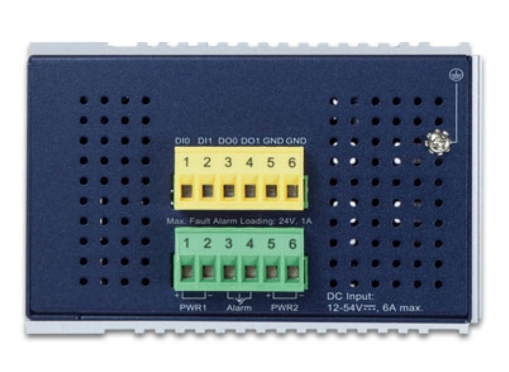 Planet Industrial L2+ 8-Port 10/100/1000T 802.3at PoE + 2-Port 100/1G SFP + 2-Port 100/1G/2.5G SFP Managed Ethernet Switch w/ 12V Booster | IGS-5225-8P4S-12V Network Switch Planet