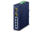 Planet Industrial 4-Port 10/100/1000BASE-T + 2-Port 100/1G/2.5GBASE-X SFP Ethernet Switch Network Switch Planet