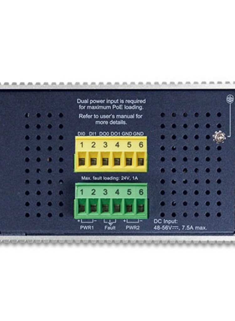 Planet Industrial L3 8-Port 10/100/1000T 802.3bt PoE + 2-Port 1G/2.5G SFP + Managed Ethernet Switch | IGS-6325-8UP2S Network Switch Planet