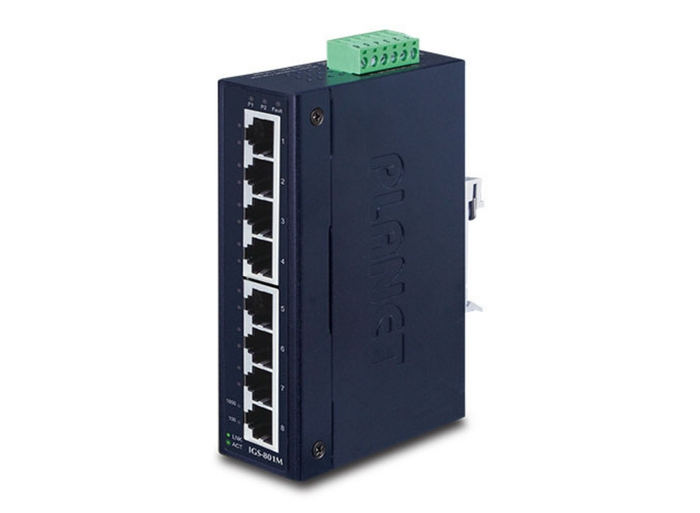 Planet 8-Port 10/100/1000Mbps Managed Industrial Ethernet Switch | IGS-801M Network Switch Planet