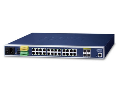 Planet Industrial L2+ 20-Port 10/100/1000T + 4-Port TP/SFP Combo Managed Ethernet Switch | IGSW-24040T Planet Network Switches Planet