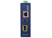 Planet Industrial Compact 100/1000BASE-X to 10/100/1000BASE-T 802.3at PoE+ Media Converter | IGTP-815AT Video Signal Converter Planet