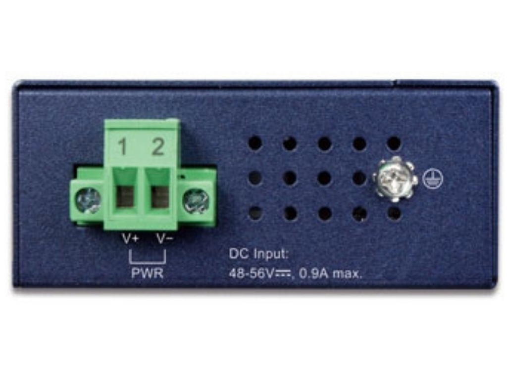 Planet Industrial Compact 100/1000BASE-X to 10/100/1000BASE-T 802.3at PoE+ Media Converter | IGTP-815AT Video Signal Converter Planet