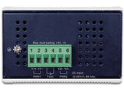 Planet Industrial 2-Port 100/1000X SFP to 2-Port 10/100/1000T 802.3bt PoE++ Media Converter | IGUP-2205AT Video Signal Converter Planet