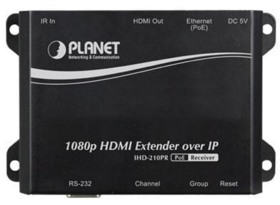 Planet High Definition HDMI Extender Receiver over IP with PoE | IHD-210PR AV Extender Planet
