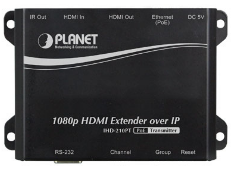 Planet High Definition HDMI Extender Transmitter over IP with PoE | IHD-210PT