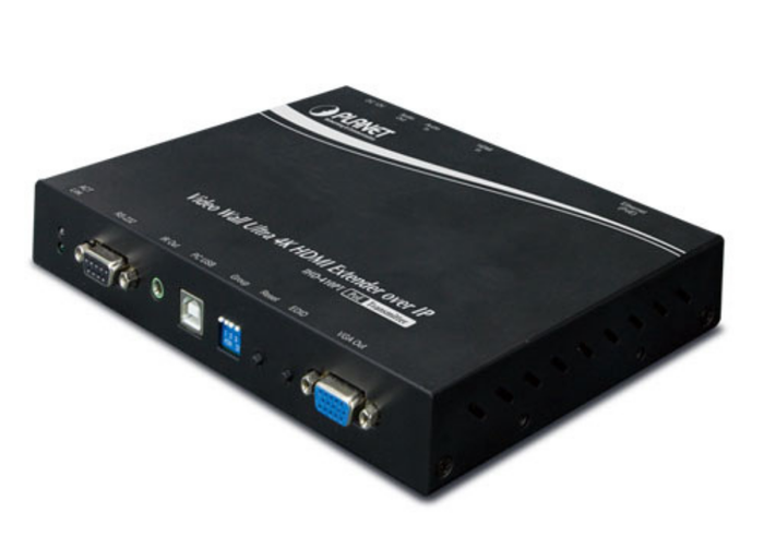 Planet Video Wall Ultra 4K HDMI/USB Extender Transmitter over IP with PoE | IHD-410PT AV Extender Planet