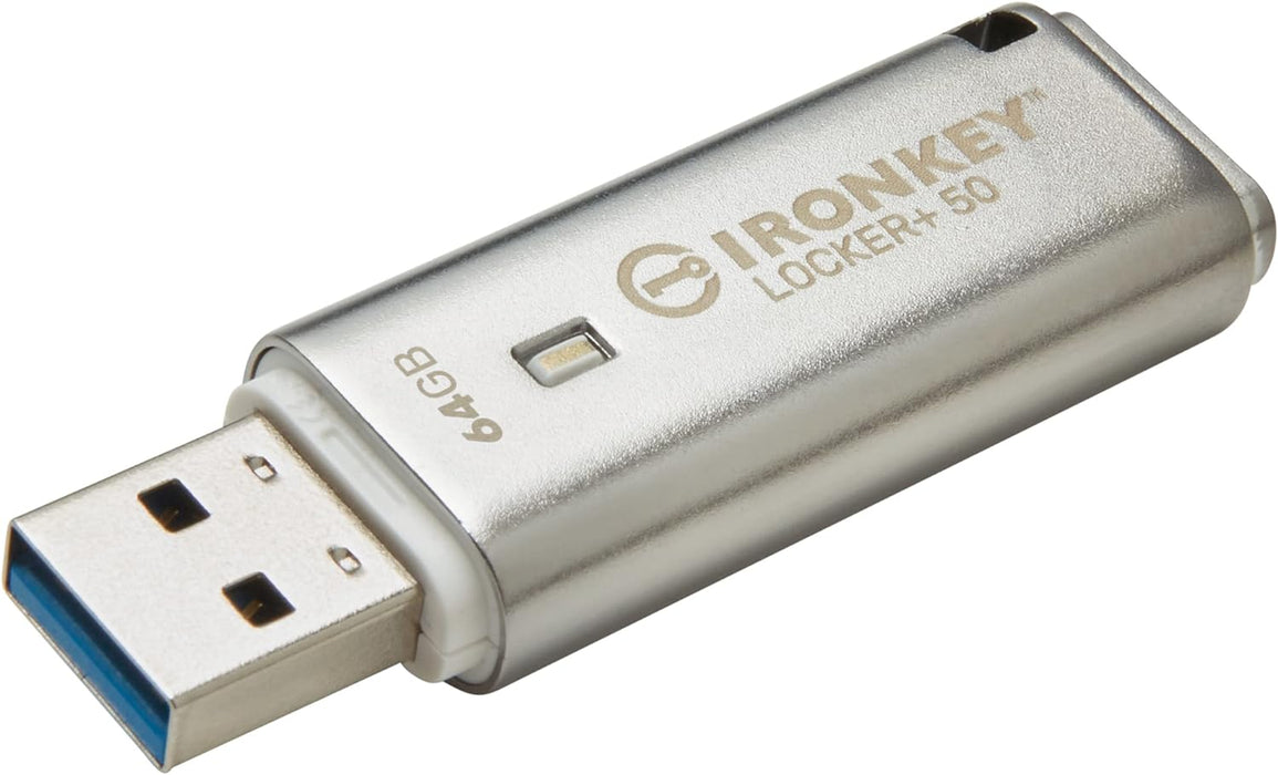 Kingston Technology IronKey 64GB IKLP50 AES USB Flash Drive | IKLP50/64GB