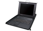 Planet 17" 8-Port Combo VGA LCD IP KVM Switch | IKVM-210-08M Switches Planet