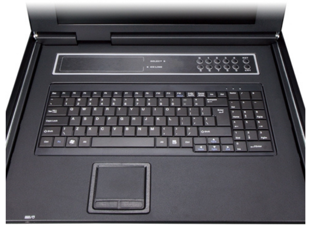 Planet 17" 8-Port Combo VGA LCD IP KVM Switch | IKVM-210-08M Switches Planet