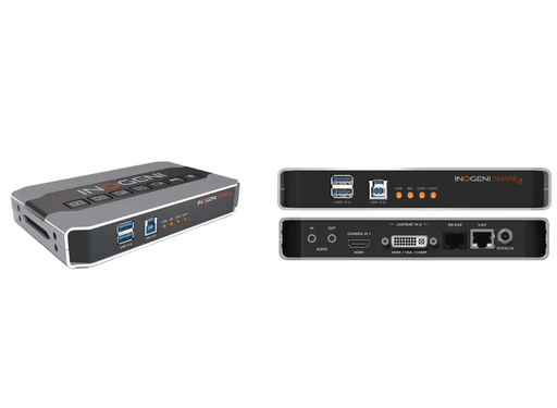 INOGENI SHARE2 Dual HDMI/DVI to USB 3.0 Camera Mixer with PiP for Meetings & Classrooms Video Signal Converters Inogeni