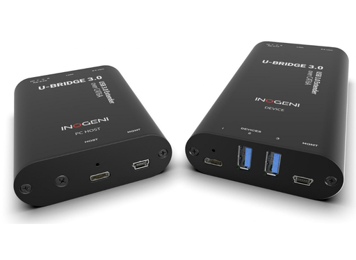 INOGENI U-BRIDGE-3 Long-Range USB 3.0 Extender for Cameras & Devices over CAT6A (100m) Inogeni Extender Inogeni