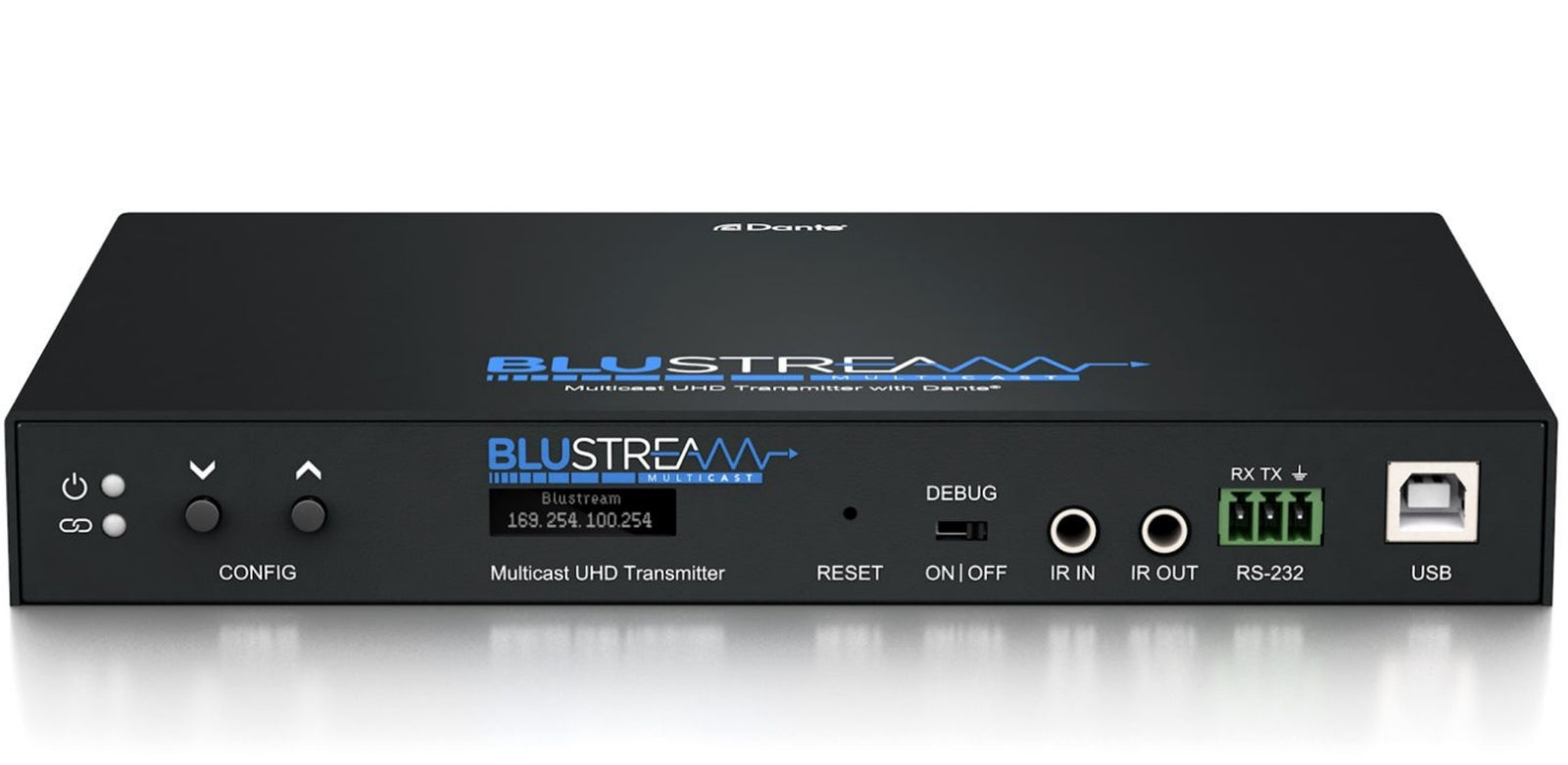 BluStream IP Multicast 4K UHD Video Transmitter Over 1GB Network | IP250UHD-TX AV Extender BluStream