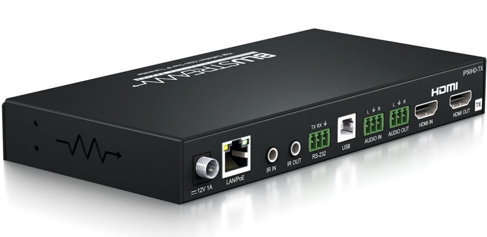 BluStream IP Multicast 1080p Video Transmitter Over 100Mbps Network | IP50HD-TX AV Receiver BluStream