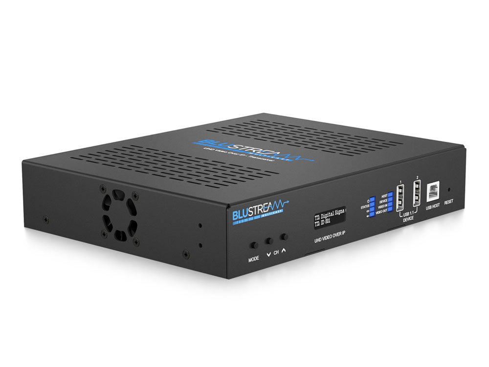 BluStream 4K 60Hz 4:4:4 SDVoE Simultaneous Transceiver Over 10Gb Managed Network | IP510UHD-TZ AV Receiver BluStream