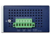 Planet IPOE-470-12V Industrial 4-Port 95W PoE++ Injector Hub with 12V Booster Network Switch Planet